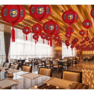 中秋国庆节装饰灯笼十一商场超市创意挂饰灯笼活动场景布置挂件