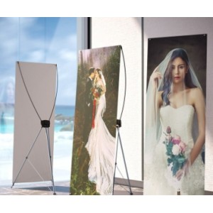 韩式加厚x展架80x180婚庆年会海报印刷广告架快展立式门型架子